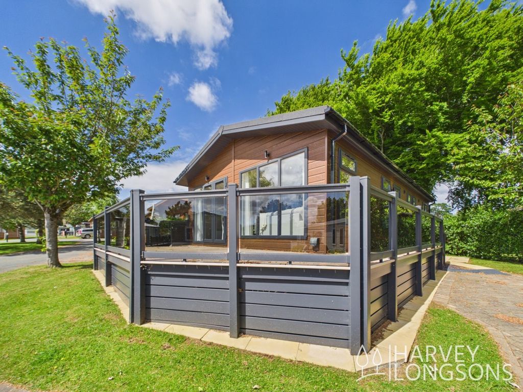 Property photo 1 of 19 Exterior With Decking Of The Prestige Plantation Holiday Lodge At Plas Coch Country &amp; Leisure Retreat, Wales