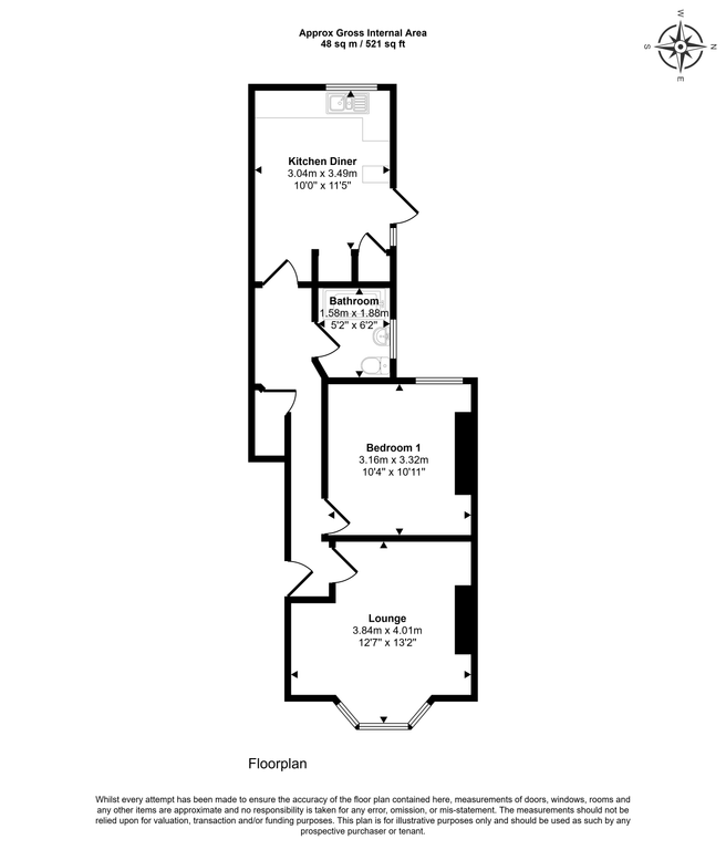 Property photo 2 of 12 Ground Floor Flat, 42 Beauchamp Road, London, E7 9Pd