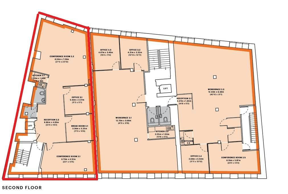 Property photo 2 of 3 Full Floor Red Line.Jpg