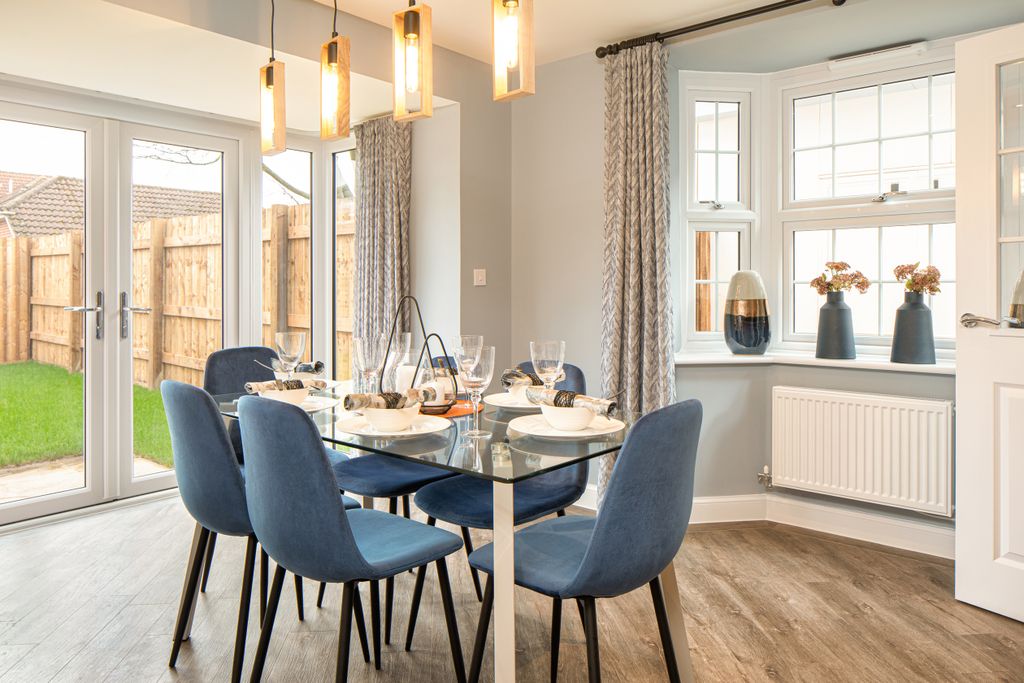 Property photo 3 of 10 Dining Area With Bay Window, French Doors And Dining Table