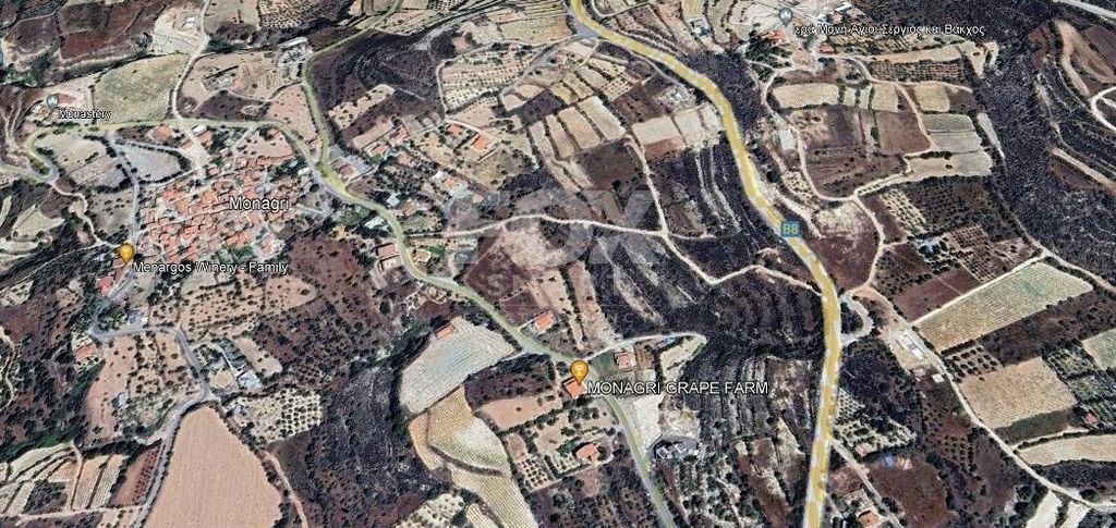 Property photo 1 of 1 Residential Land For Sale In Monagri Village, Limassol