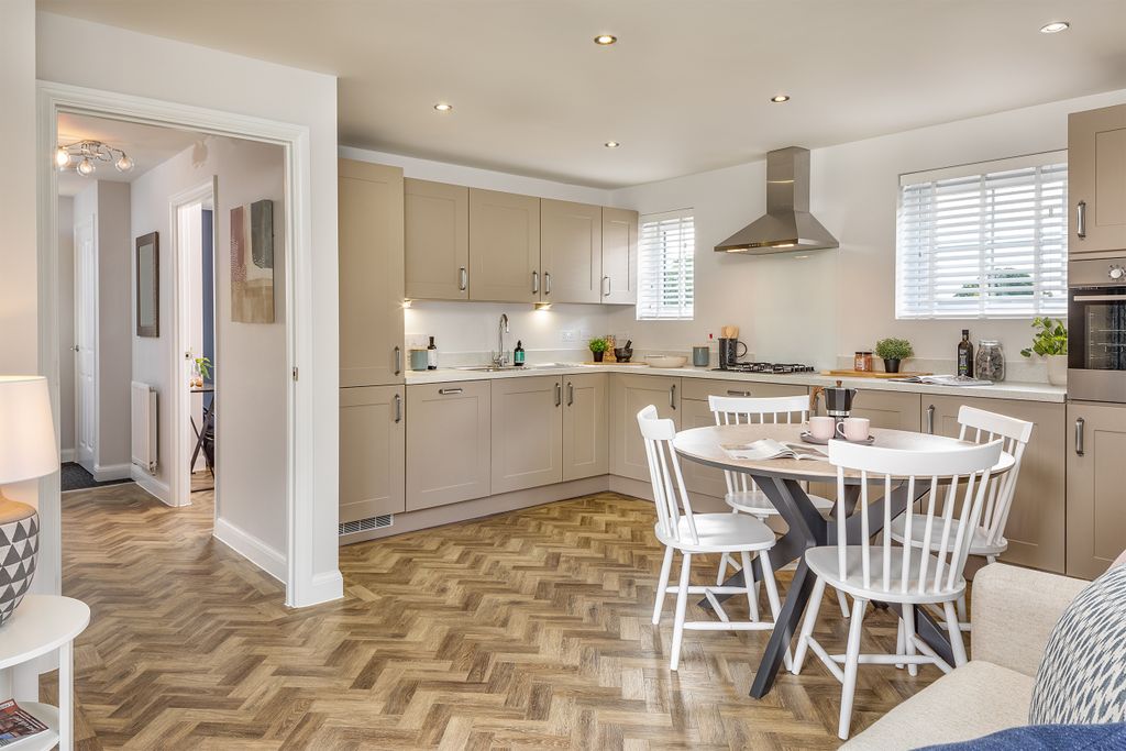 Property photo 2 of 10 Open Plan Kitchen In The Alderney 4 Bedroom Home