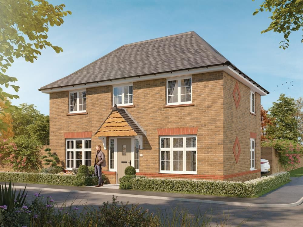Property photo 1 of 10 CGI With Brick Finish Of The Amberley, A 3 Bedroom House