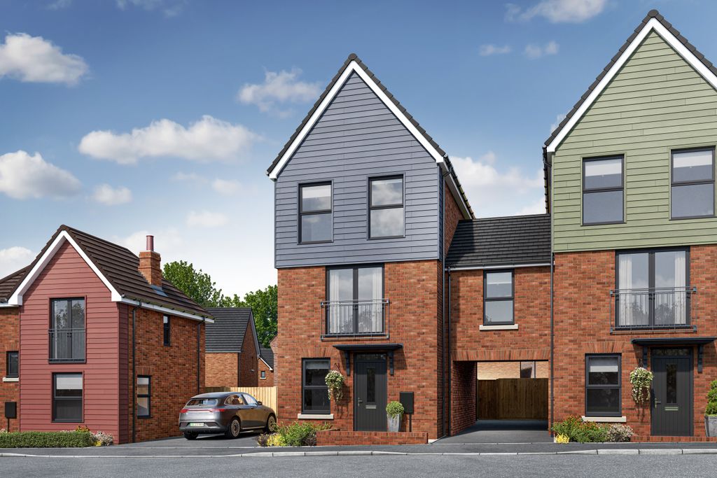 Property photo 1 of 10 External View Of The Three Bedroom Cannington At New Lubbesthorpe