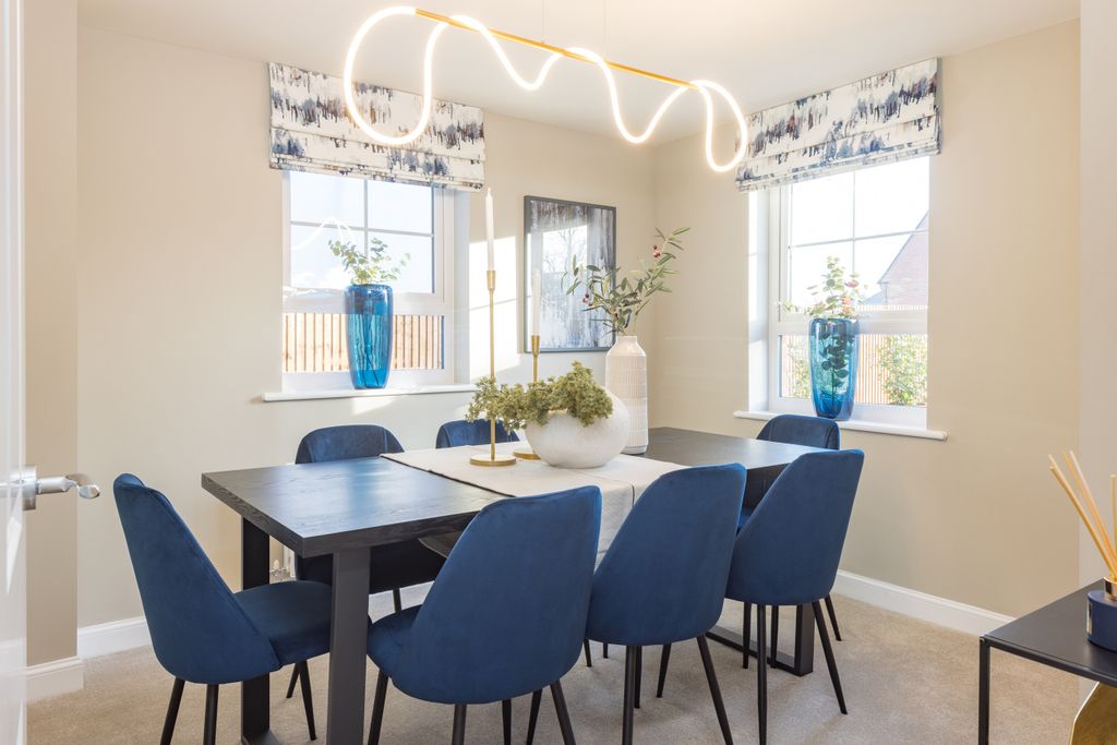 Property photo 3 of 9 Dining Room In The 4 Bedroom Alderney