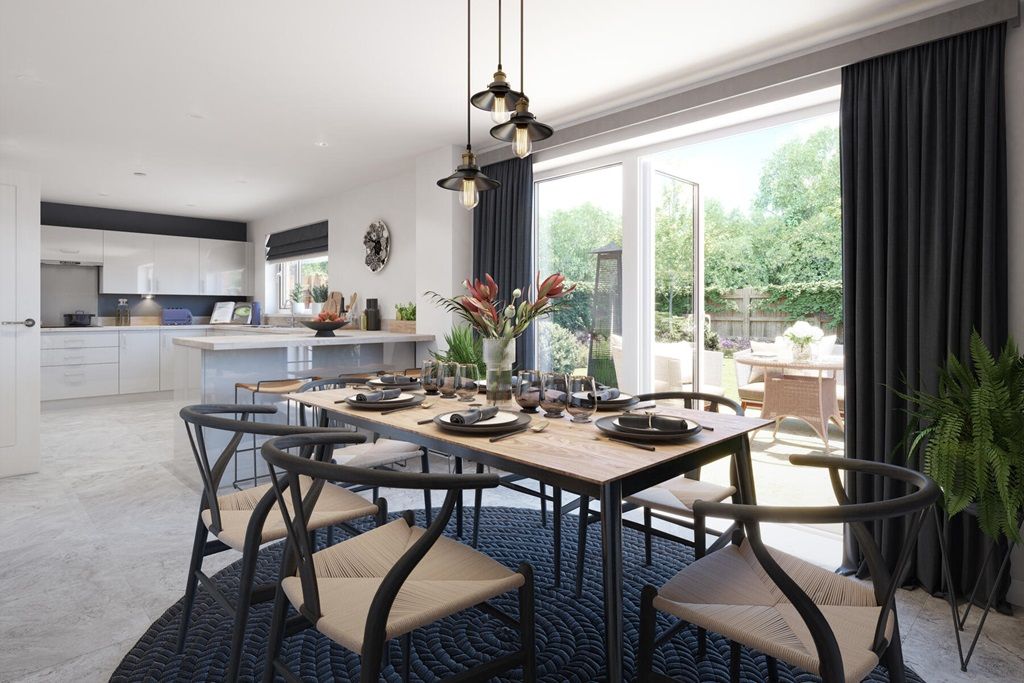 Property photo 3 of 12 Sociable Kitchen Diner With French Doors Opening Out To The Garden