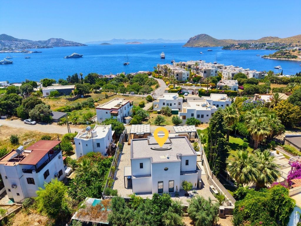Property photo 2 of 25 Brand New Sea View Villa For Sale In Yalikavak, Bodrum - Location Of The Villa