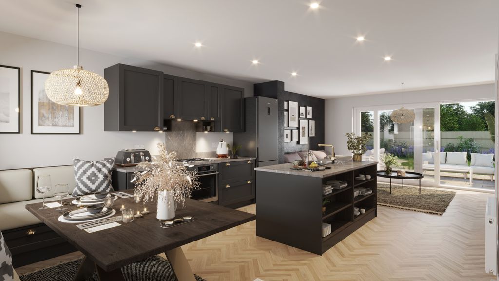 Property photo 2 of 3 Birch, Eaton Grange - Dining Room And Kitchen