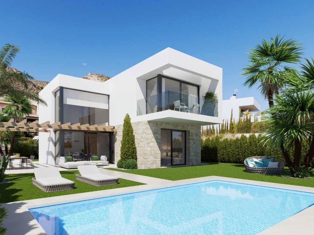 Property photo 1 of 18 Modern Villa Under Construction With Sea Views For Sale In Finestrat