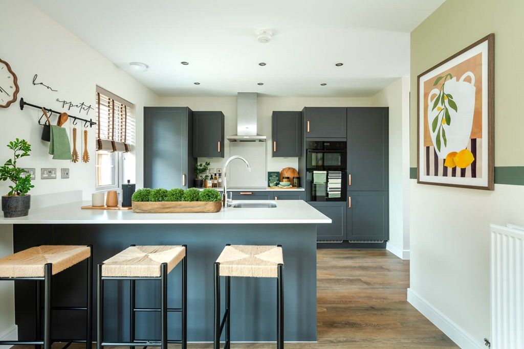 Property photo 2 of 17 Sociable Open Plan Kitchen/Dining Area- Typical Taylor Wimpey Home