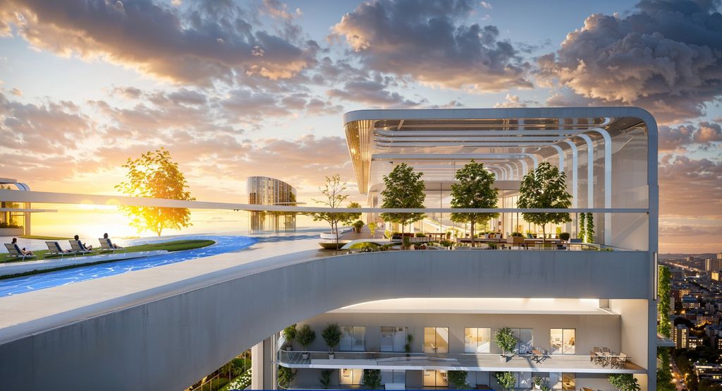 Property photo 2 of 16 Deluxe Off-Plan Istanbul Apartments For Sale In Sisli - Rooftop Pool, Cafes And Restaurants