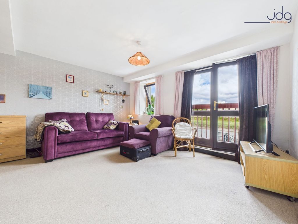 Property photo 3 of 6 Living Room With Juliet Balcony And Views Over The River