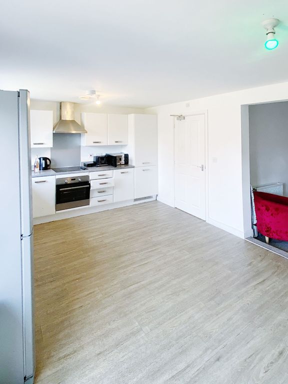 Property photo 1 of 14 Bright, Modern Open-Plan Kitchen With White Cabine...