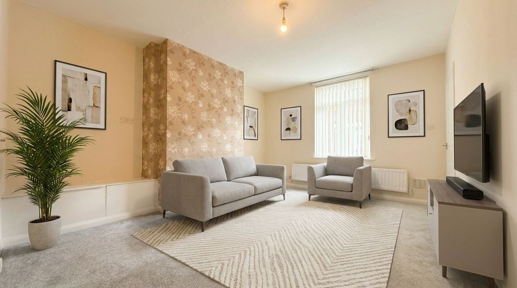 Property photo 2 of 8 Lounge - This Image Has Been Virtually Staged Using Ai To Show Potential Layout And Furnishings