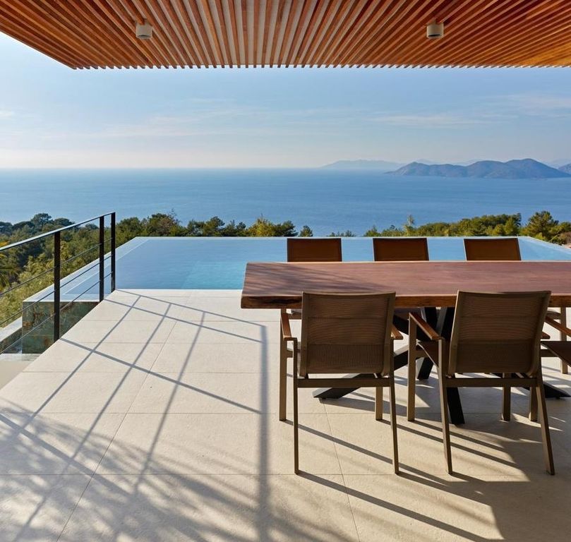 Property photo 1 of 21 Ultra-Modern Sea View Fethiye Villa In Faralya For Sale - Terrace With Sea Views And Infinity Pool