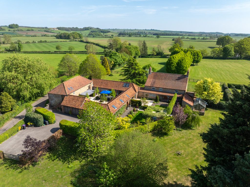 Property photo 1 of 40 Drone - Thorpe Farm, Tealby (40 Of 60)