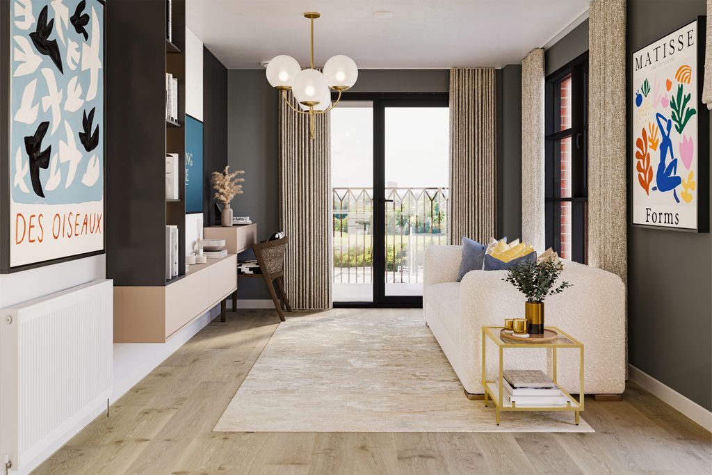 Property photo 1 of 6 Living Room - Brookside Apartments (Plot 109) - View 2