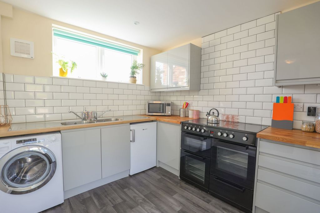 Property photo 3 of 6 Bright And Modern Kitchen Featuring Sleek Cabinetr...