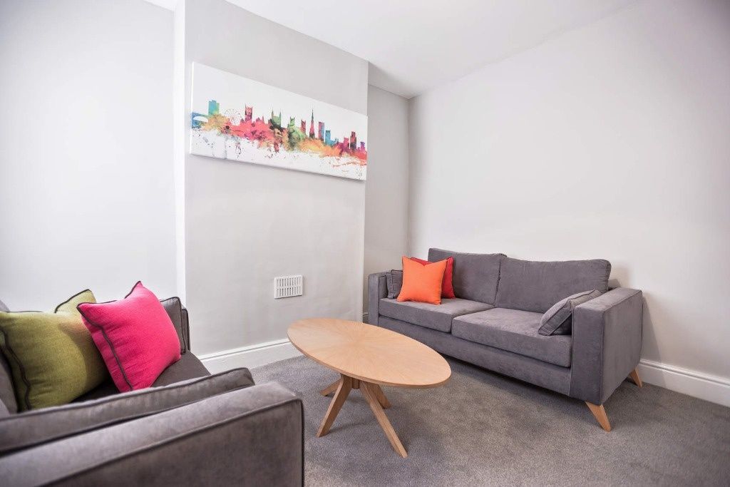Property photo 2 of 8 Bright, Modern Living Room With Matching Grey Sofa...
