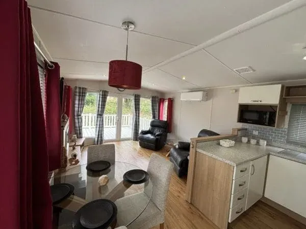 Property photo 3 of 12 Bright Open Plan Living And Dining Area With Modern Fitted Kitchen