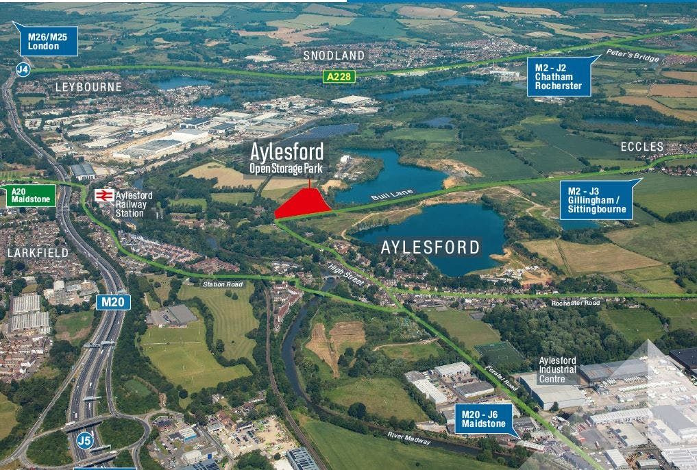 Property photo 1 of 2 Aylesford  Open Storage Site Aerial.Jpg