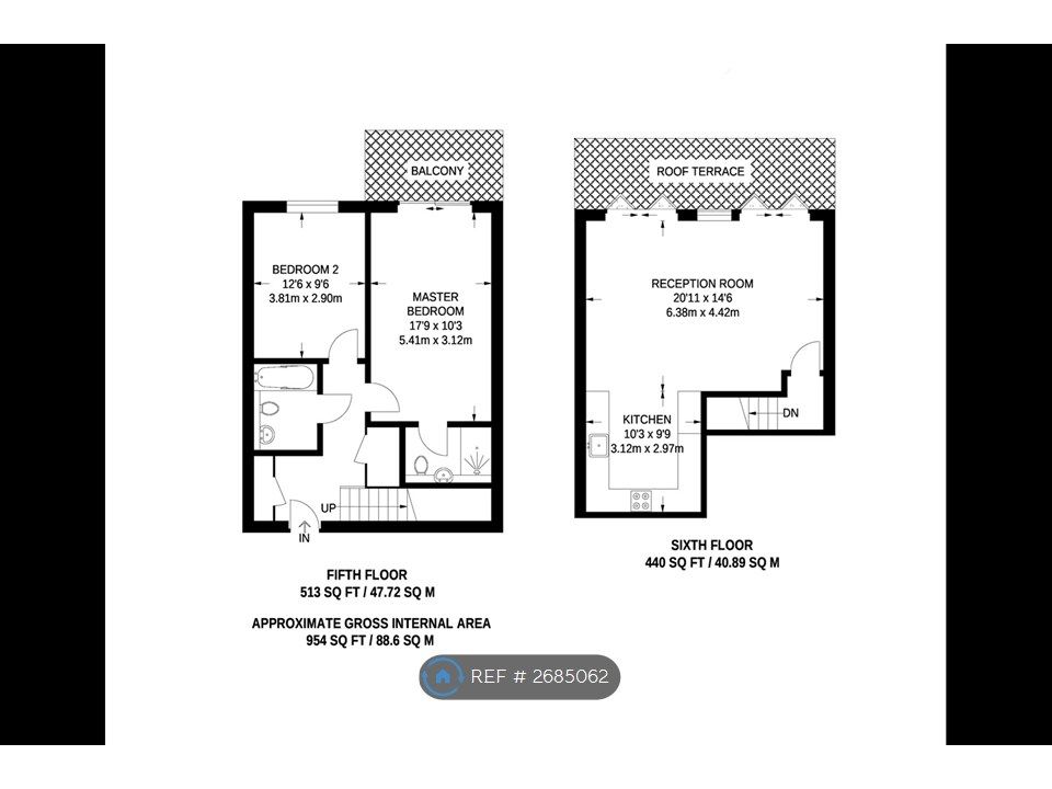Property photo 3 of 11 Floor Plan - Two Floors.