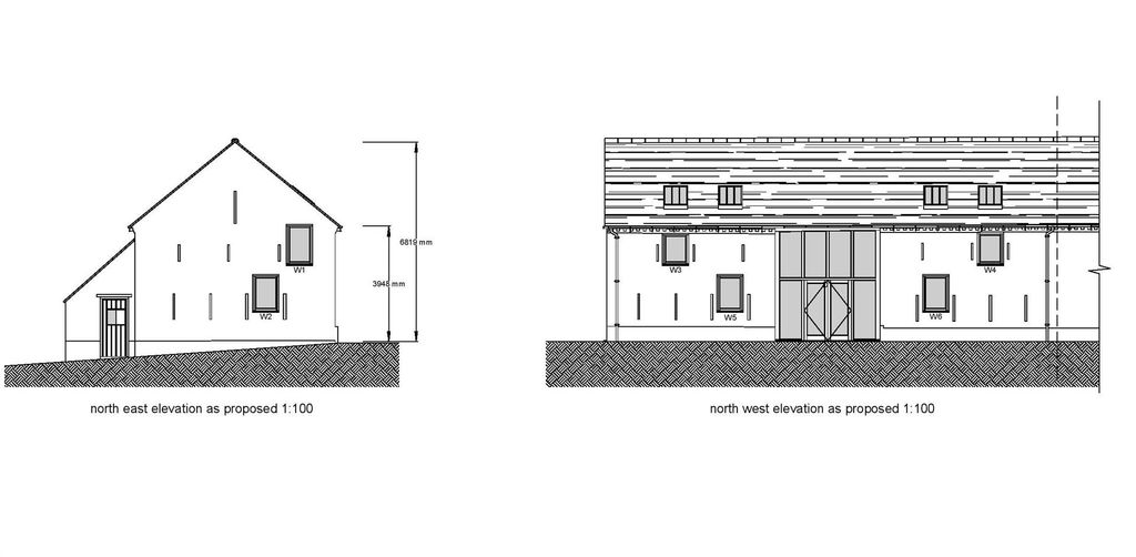 Property photo 2 of 23 Barn Conversion - Castlemorton - Proposed Elevatio