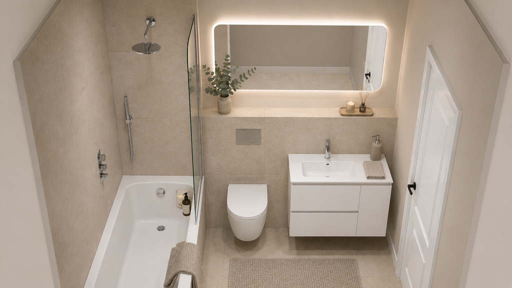 Property photo 3 of 3 Plot 2 CGI Bathroom
