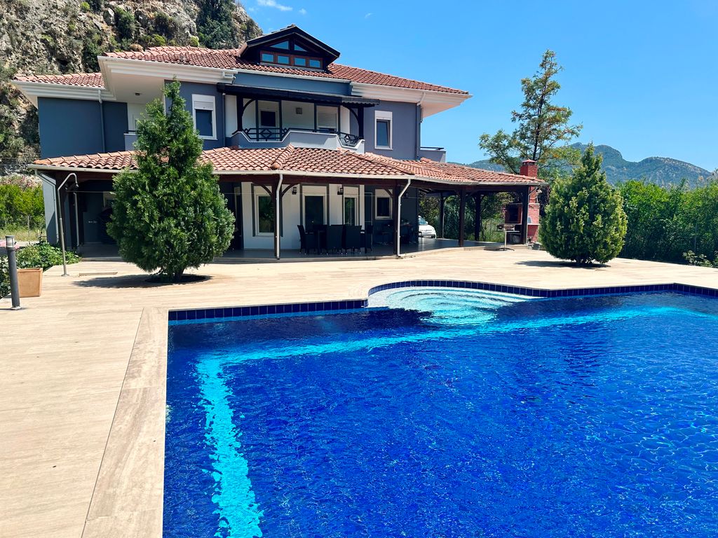 Property photo 1 of 24 A Serene Private Dalyan Villa For Sale With Large Pool - Main View Of The Private Villa With Large Pool