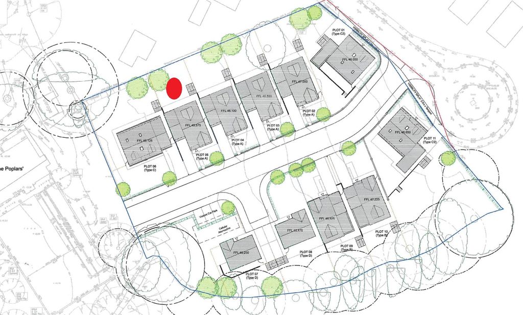 Property photo 1 of 3 Plot 5 Siteplan Cropped And Red Dotted.Jpg