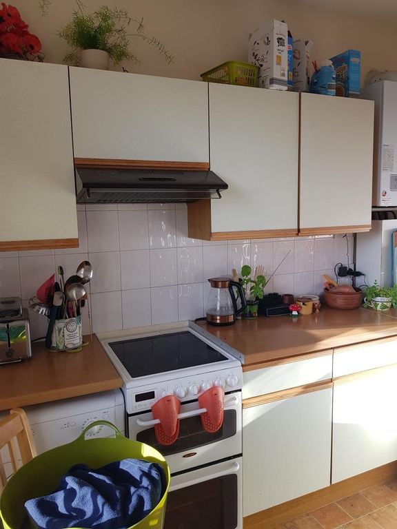 Property photo 3 of 14 Bright Fitted Kitchen With Light Wood Worktops, Wh...