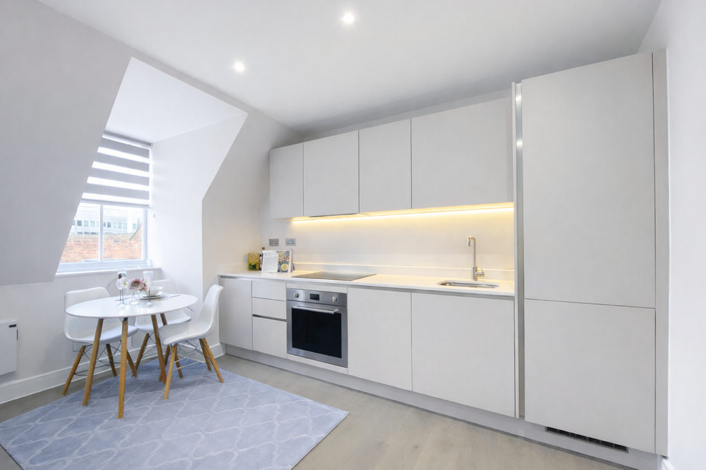 Property photo 3 of 5 Modern Attic Kitchen And Dining Area