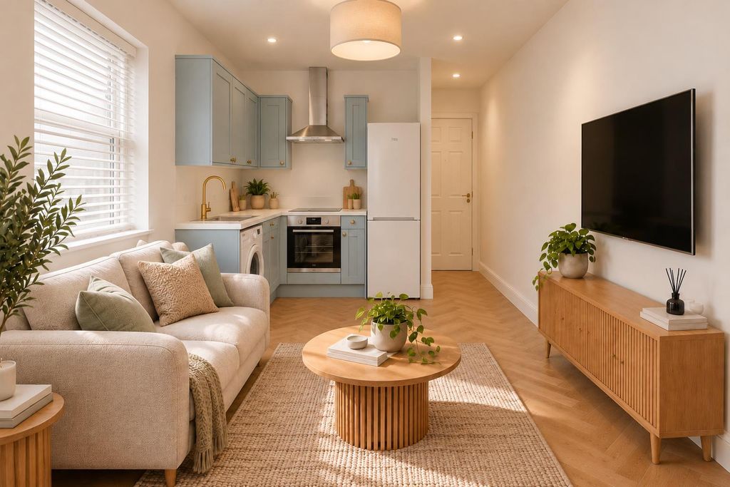 Property photo 1 of 4 Compact Dusk-Blue Kitchen Lounge.Png
