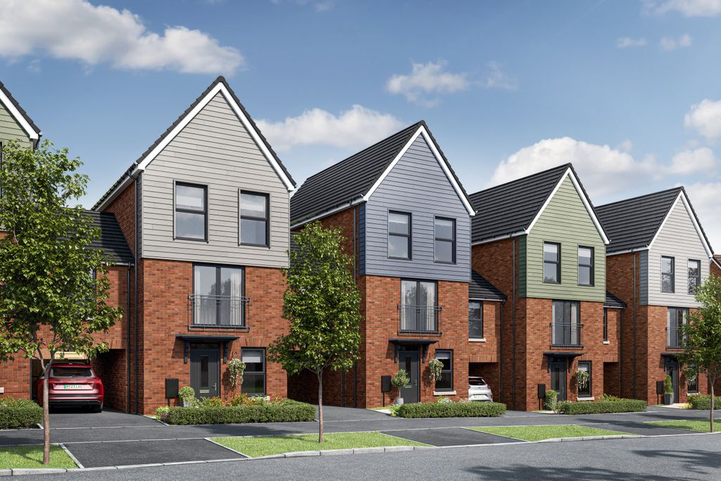 Property photo 1 of 10 External View Of The Three Bedroom Cannington At New Lubbesthorpe