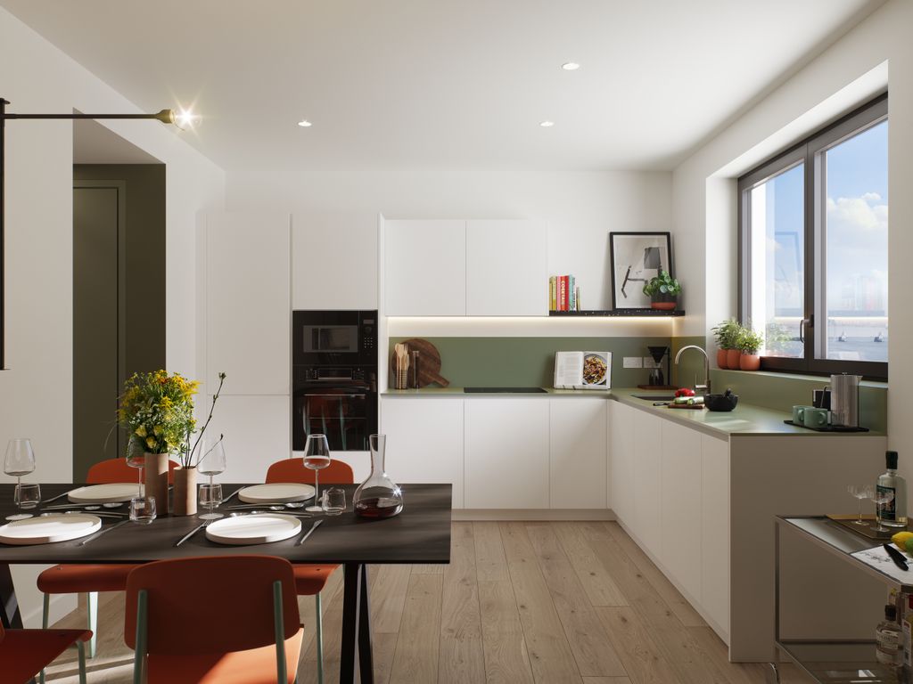 Property photo 2 of 9 Peninsula Gardens - CGI - Kitchen - White.Jpg