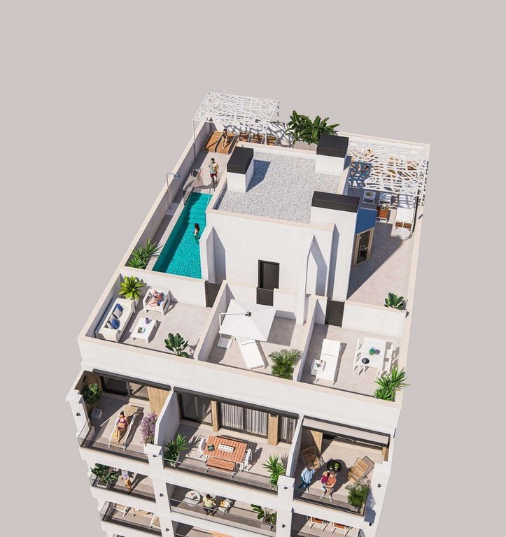 Property photo 1 of 13 Modern New-Build Apartments For Sale In Torrevieja 300m From Playa Del Cura