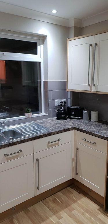 Property photo 3 of 40 Bright, Modern Corner Kitchen With White Shaker Ca...