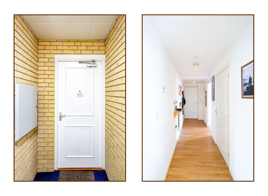 Property photo 3 of 17 Flat Front Door And Hallway