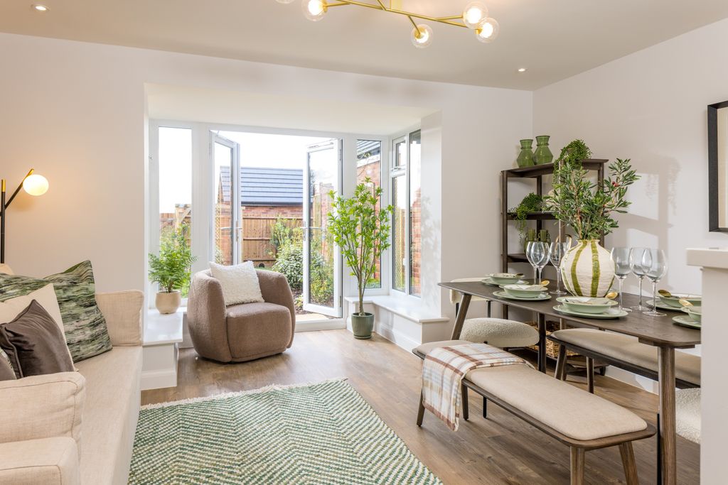 Property photo 3 of 10 Dining Area Inside The Willesley Three Bedroom Home At Orchards Rise