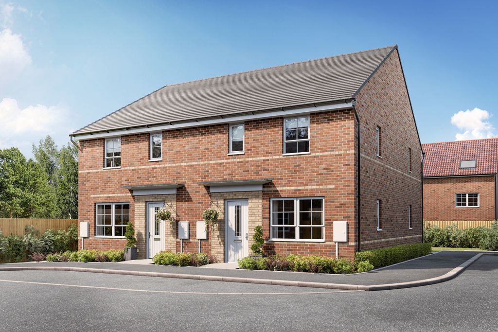 Property photo 1 of 6 CGI View Of 2 Bedroom Semi-Detached Amber Home