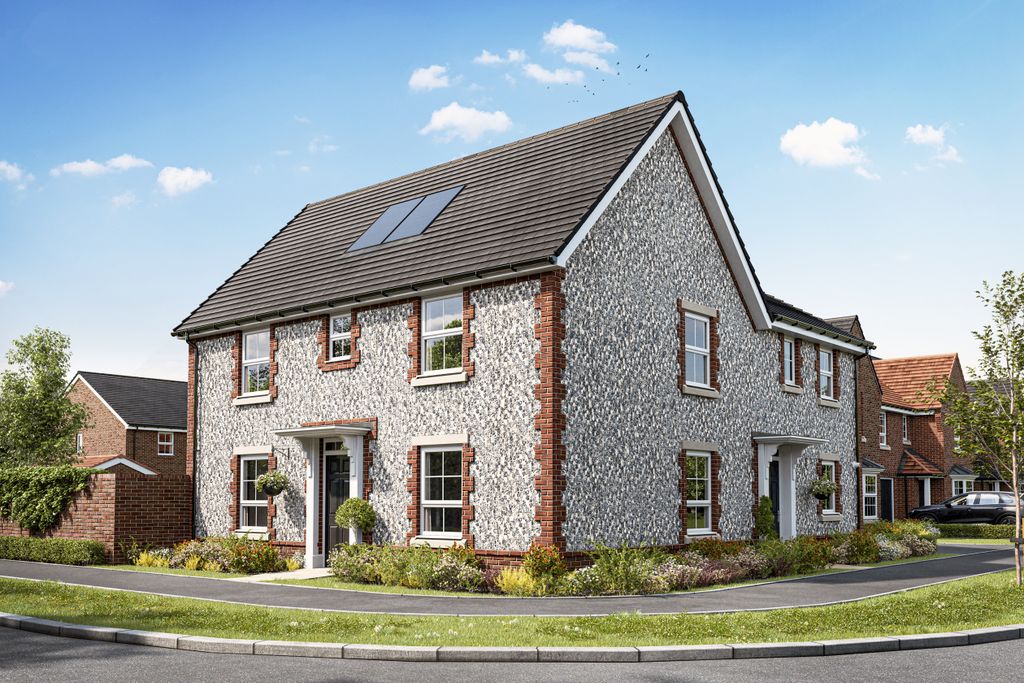 Property photo 1 of 7 External Flint CGI Of The Stanford House Type