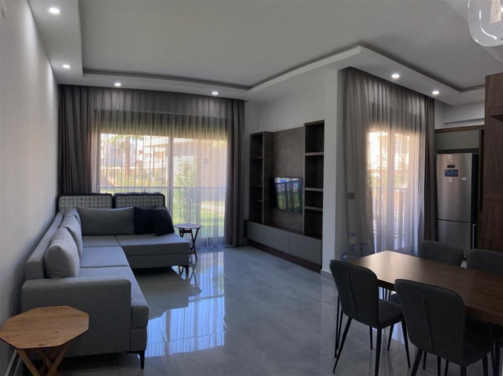Property photo 3 of 10 Belek Garden Apartment In Antalya For Sale - Open-Plan Living Room