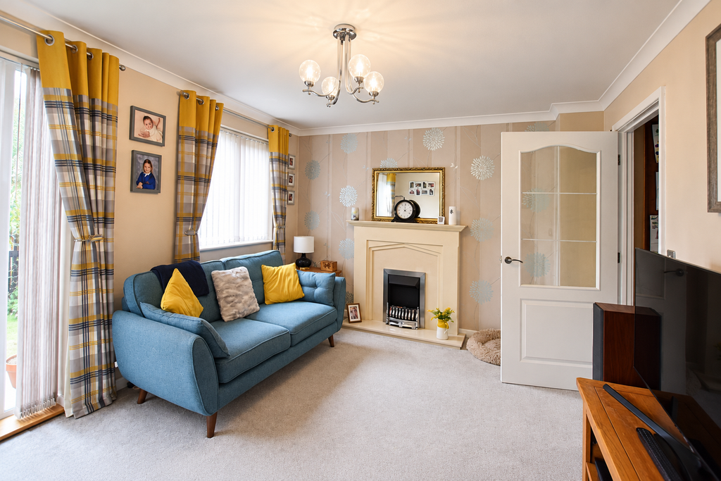 Property photo 3 of 14 Bright Teal Sofa Living Room