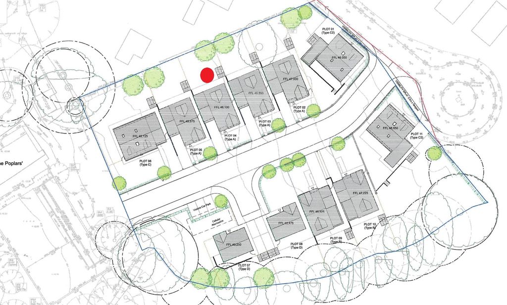 Property photo 1 of 3 Plot 4 Siteplan Cropped And Red Dotted.Jpg