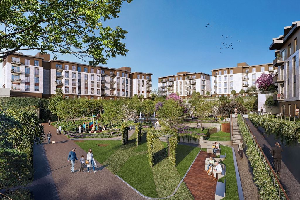 Property photo 3 of 19 Nearing Completion Apartments For Sale In Basaksehir, Istanbul - Many Social Areas