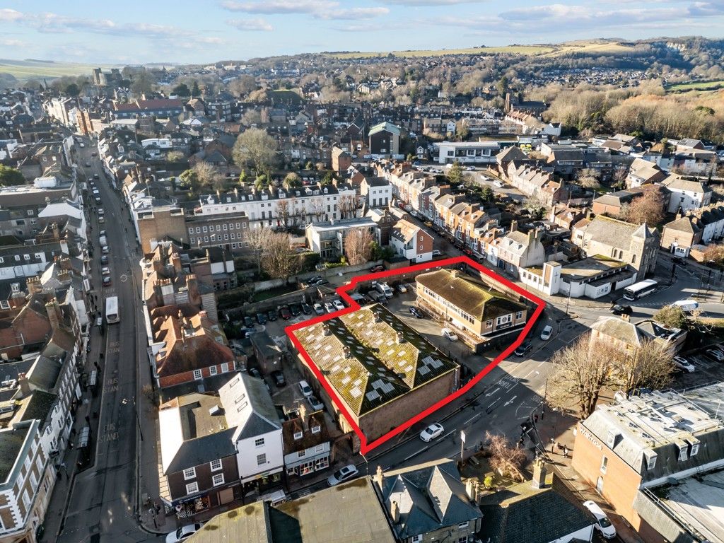 Property photo 1 of 7 Drone Shot With Red Outline Of Site