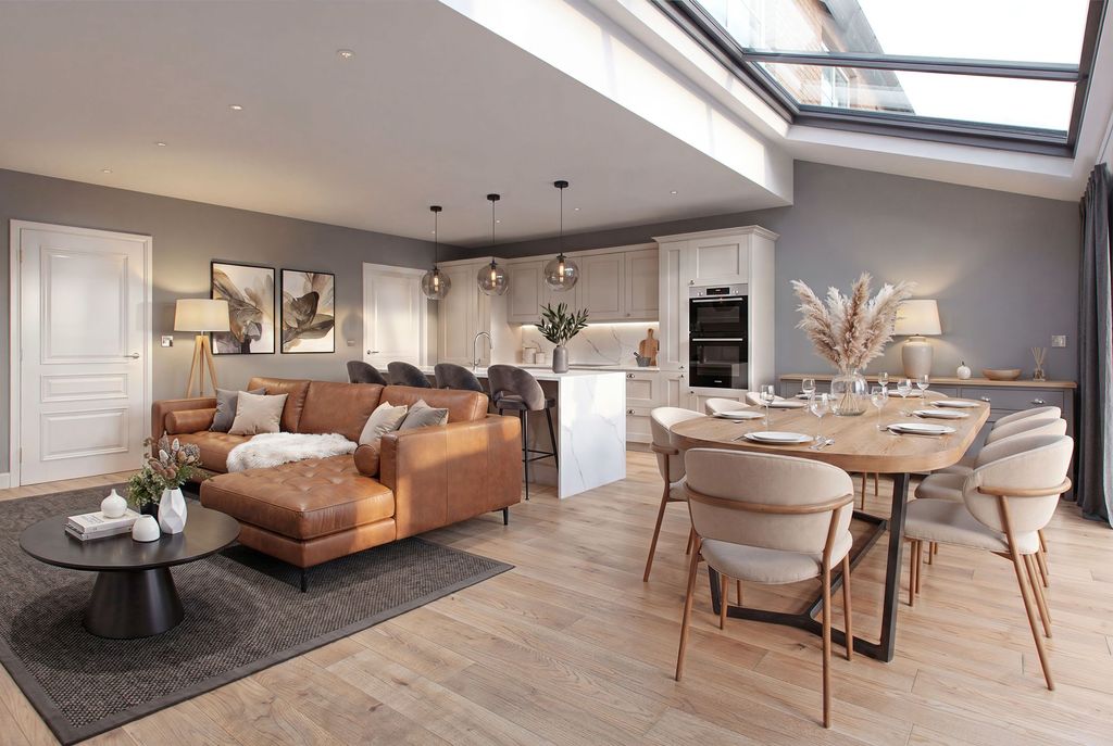 Property photo 3 of 7 Open Plan Family/Dining Room/Kitchen CGI