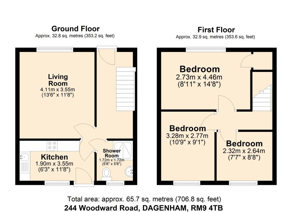 Property photo 1 of 2 Three-Bedroom House For Sale