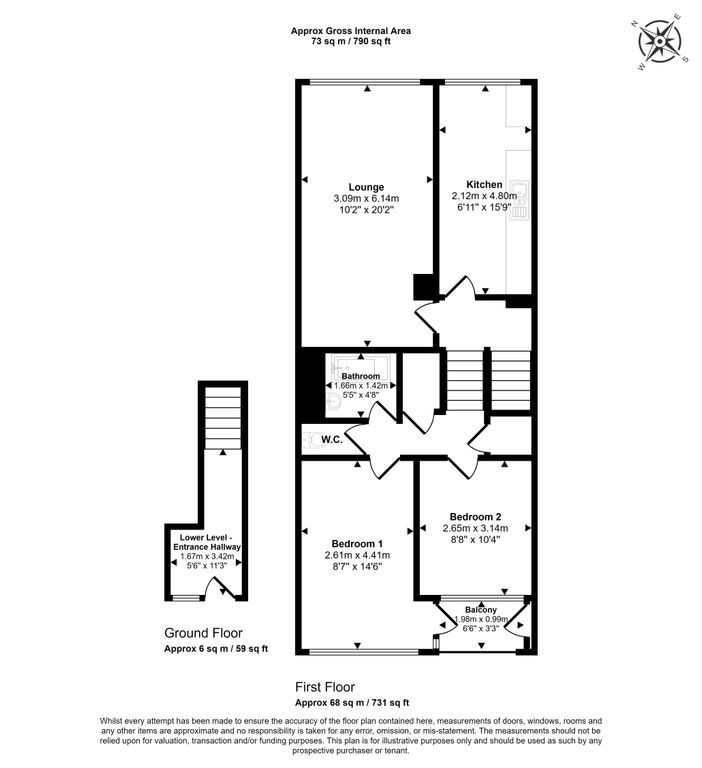 Property photo 3 of 13 Flat 53 Wycombe House, 9 Bernhardt Crescent, St Johns Wood, London, Nw8 8Ax