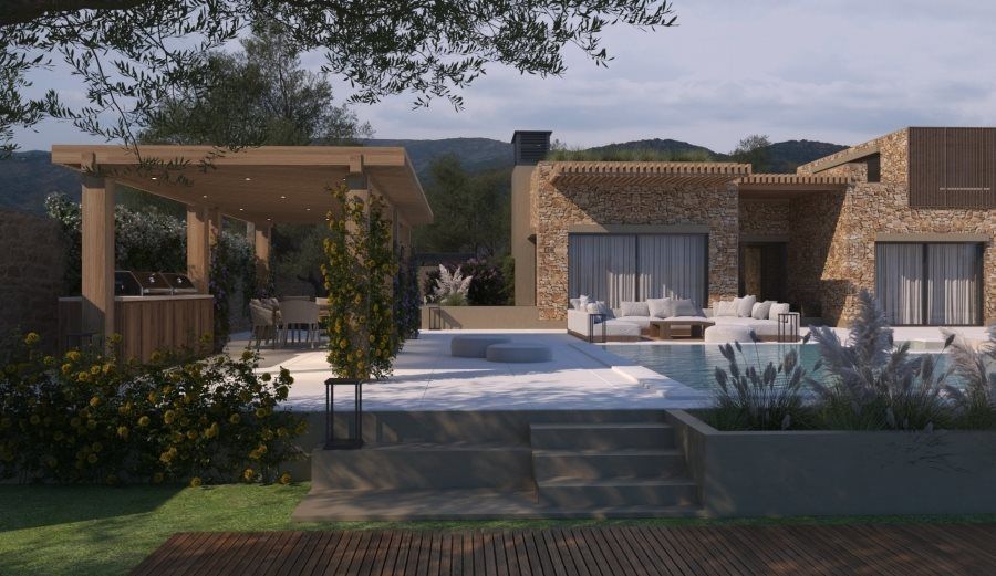 Property photo 1 of 15 Prime Seaview Plot With Fully Approved Luxury Vlla Project In Plaka, Elounda